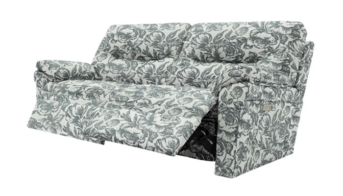 G Plan Seattle Fabric 3 Seater Manual Double Recliner