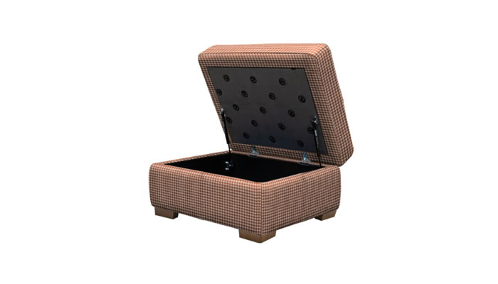 G Plan Seattle Fabric Storage Footstool