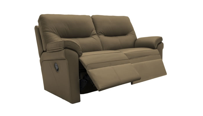 G Plan Seattle Leather 2 Seater Manual Double Recliner