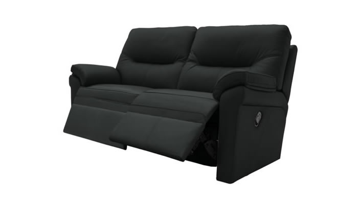 G Plan Seattle Leather 2 Seater Power Double Recliner