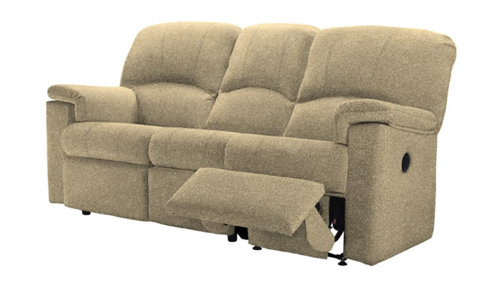 G Plan Chloe Fabric 3 Seater Single Recliner