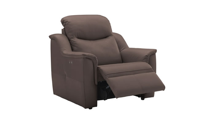 G Plan Firth Leather Chair Power Recliner