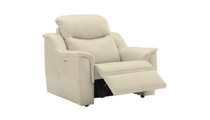 G Plan Firth Leather Large Chair Power Recliner