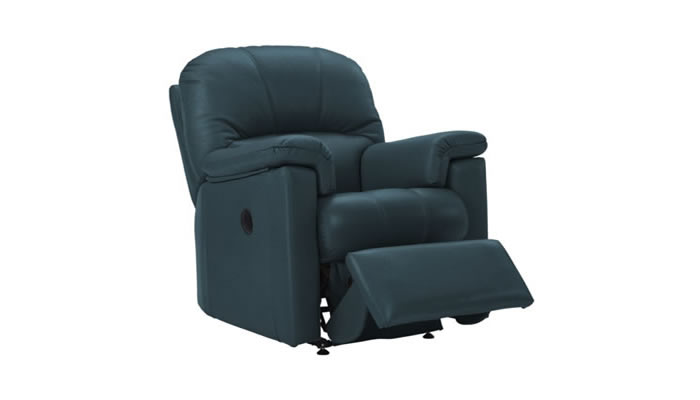 G Plan Chloe Leather Small Chair Power Recliner