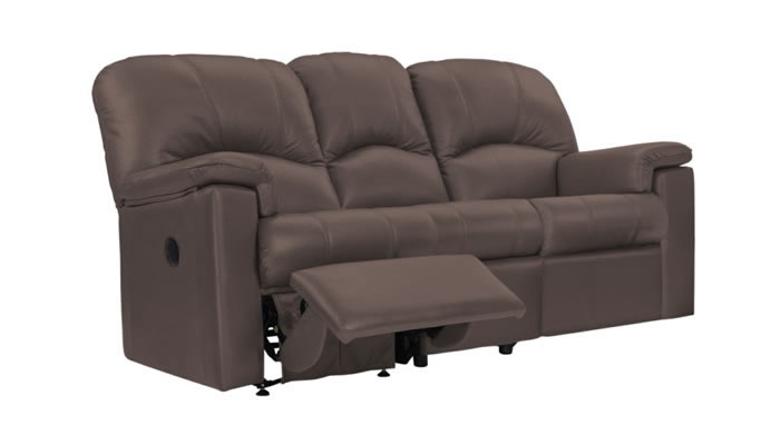 G Plan Chloe Leather 3 Seater Power Single Recliner