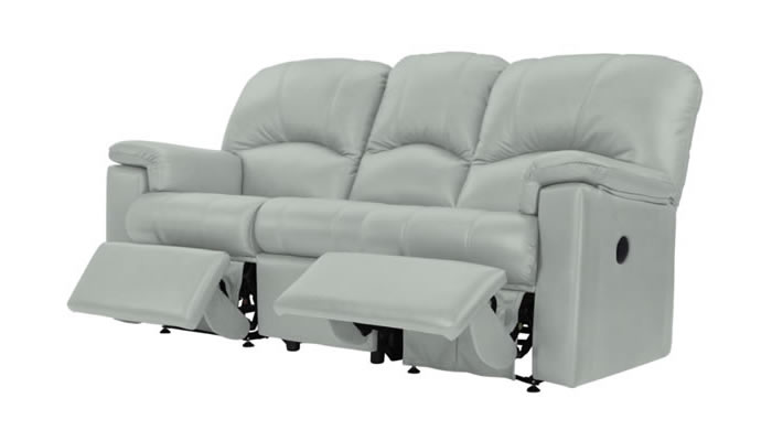 G Plan Chloe Leather 3 Seater Power Double Recliner