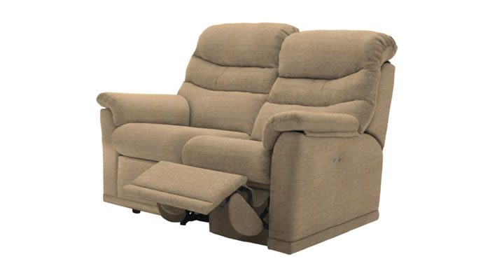 G Plan Malvern Fabric 2 Seater Sofa Power Single Recliner