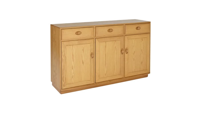 Ercol Windsor 3 Door High Sideboard