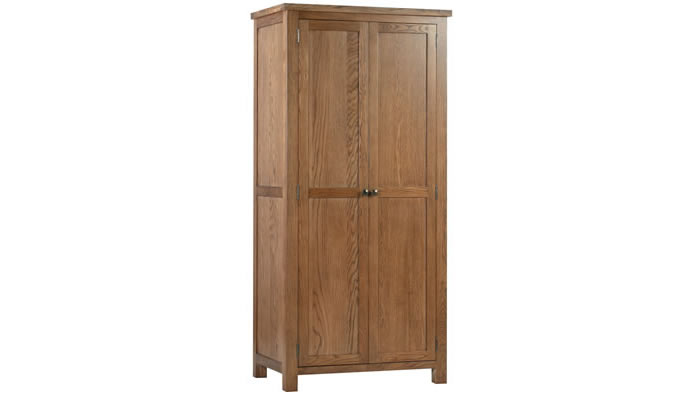 Signature Collection Dorridge Rustic Oak Bedroom Double Wardrobe