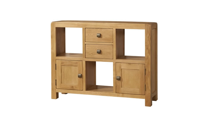 Signature Collection Daventry Low Display Unit 2 Door 2 Drawer