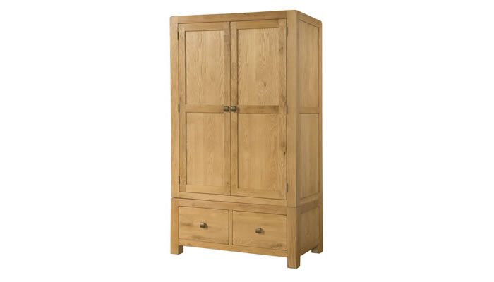 Signature Collection Daventry Bedroom Double Wardrobe With 2 Drawers