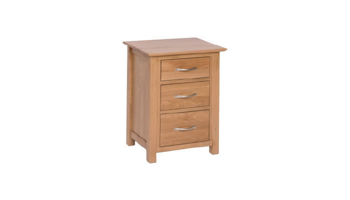Signature Collection New York Bedroom 3 Drawer High Bedside