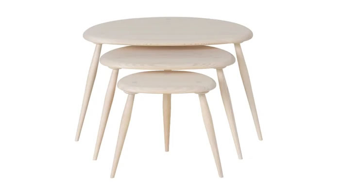 Ercol Ercol Collection Pebble Nest Of Tables