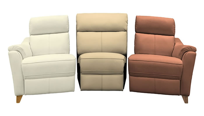 G Plan Hurst Leather Armless Curved Storage Unit