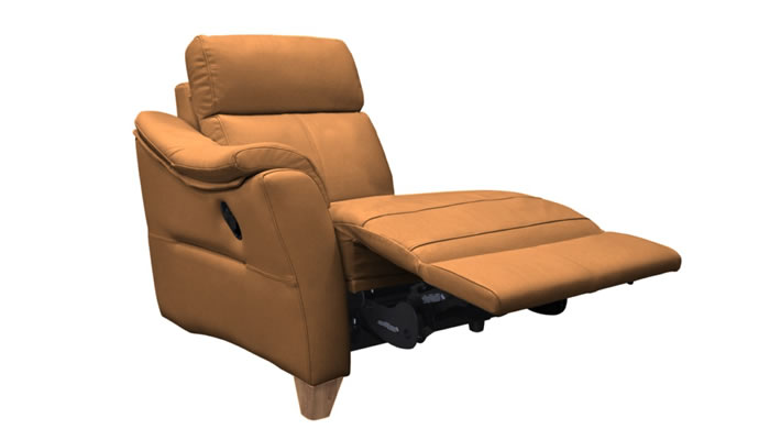 G Plan Hurst Leather Small Power Recliner Unit