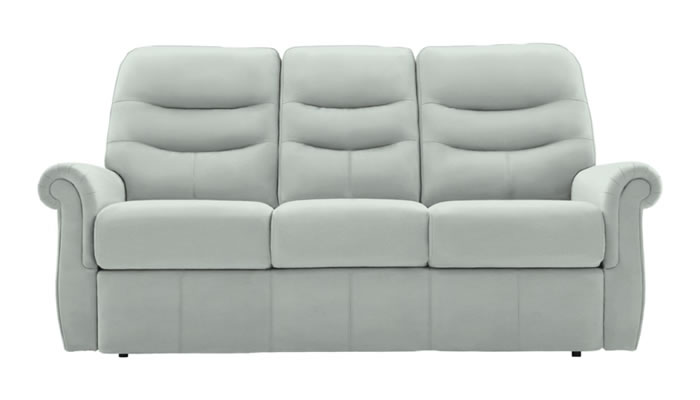 G Plan Holmes Leather 3 Seater Sofa