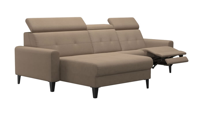 Stressless Anna A1 Fabric 3 Seater Power Recliner Long Seat