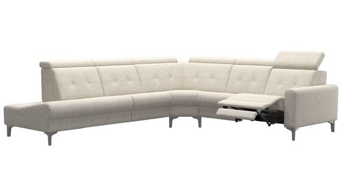 Stressless Anna A1 Fabric Corner Sofa Power Recliner End Back