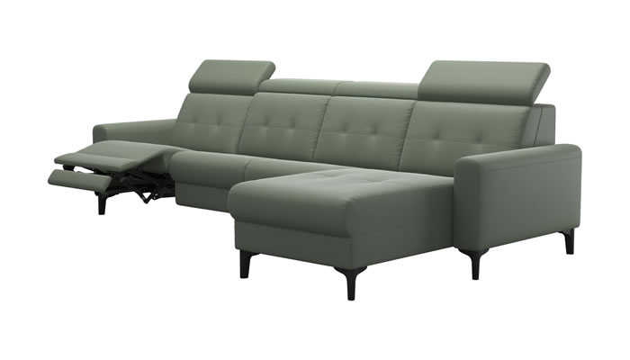 Stressless Anna A1 Leather 4 Seater Power Recliner Long Seat