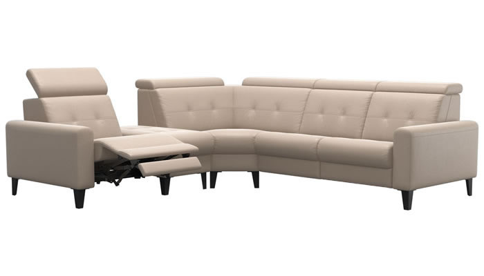 Stressless Anna A1 Leather 4 Seater Corner Power Recliner