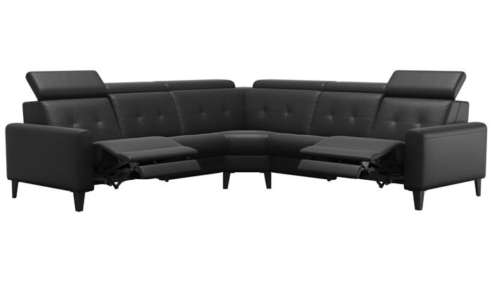 Stressless Anna A1 Leather Corner Sofa Power Recliners