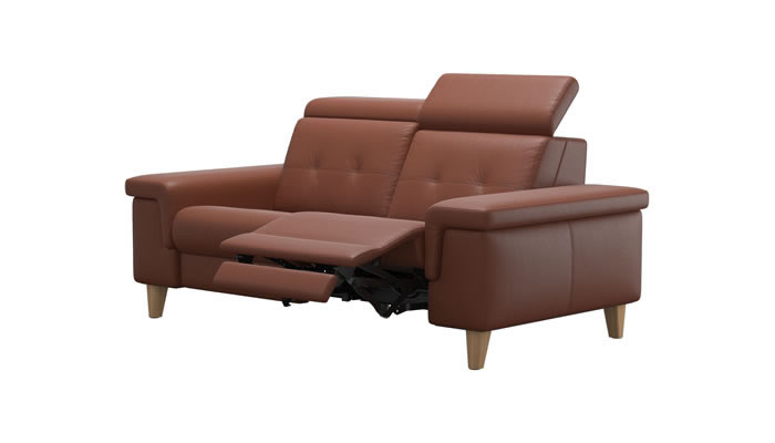 Stressless Anna A2 Leather 2 Seater Sofa Power Recliner