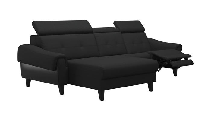 Stressless Anna A3 Fabric 3 Seater Sofa Long Seat Power Recliner