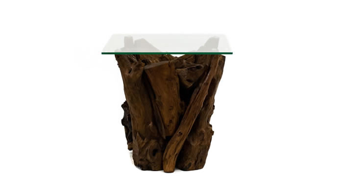 Signature Collection Wild Root Square Side Table