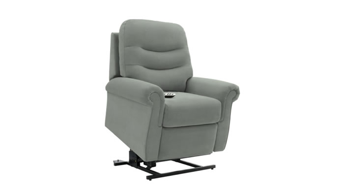 G Plan Holmes Fabric Chair Dual Elevate Riser Recliner