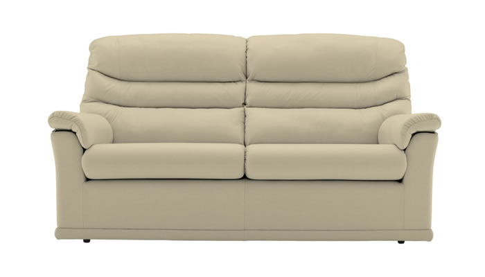 G Plan Malvern Leather 3 Seater Sofa 2 Cushion