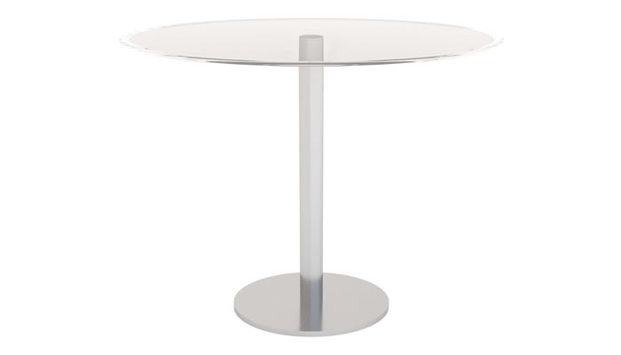 Minsk Circular Dining Table Glass Top