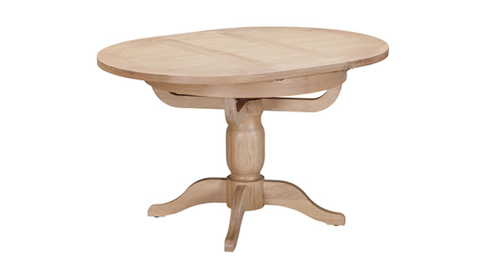 Signature Collection Warminster Round Pedestal Extending Table