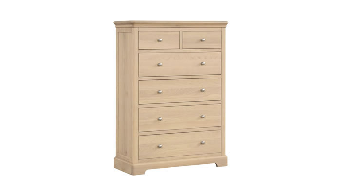 Signature Collection Leamington Oak Bedroom 2 Over 4 Chest