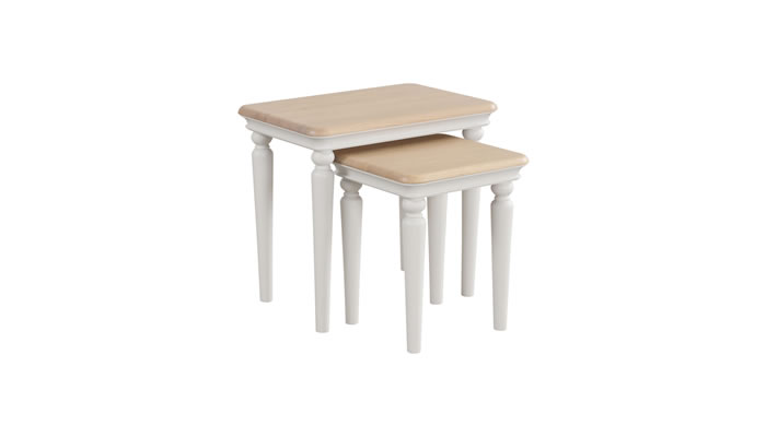 Signature Collection Leamington Painted Nest of 2 Tables