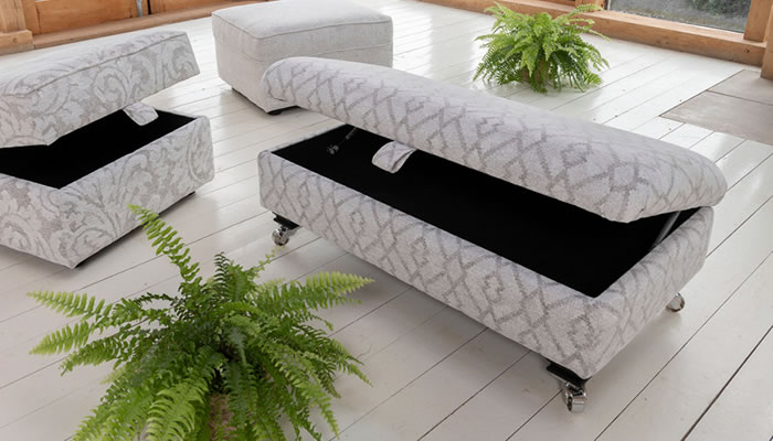 Alstons Lowry Legged Ottoman