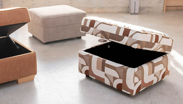 Alstons Memphis Storage Footstool