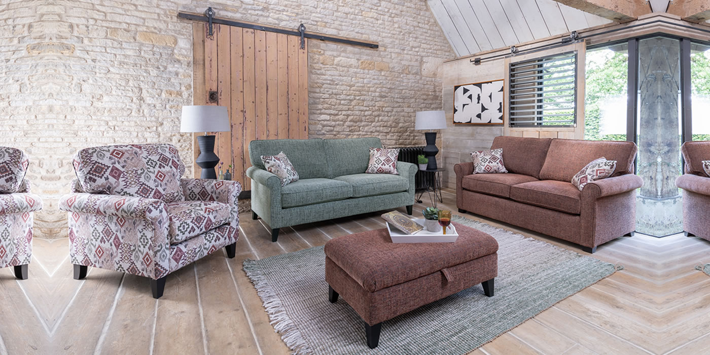 Alstons Poppy Sofa and Chair  Roomset