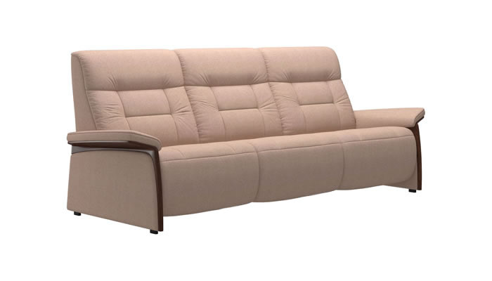 Stressless Mary Wood 3 Seater Leather Sofa